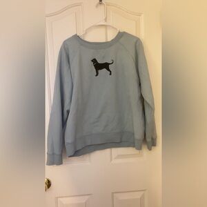 The Black Dog Light Blue Fleece crewneck